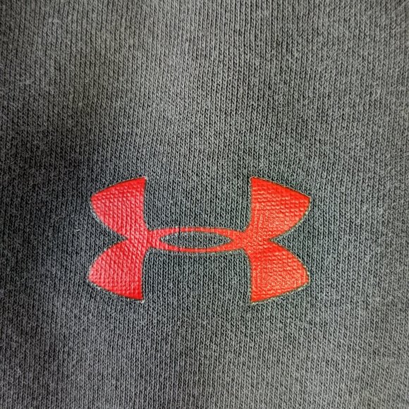 Under Armour Coldgear Grey & Burgundy Pullover Sweatshirt - Picture 8 of 8